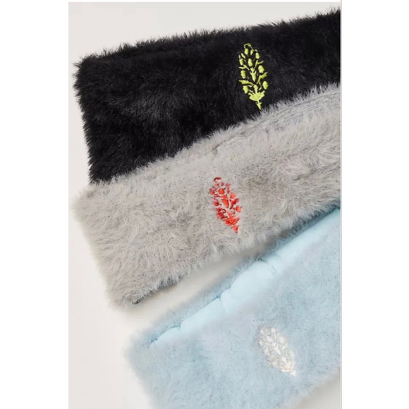 Free People Slopeside Sherpa Earwarmer Black FP Movement NWT - Picture 3 of 5